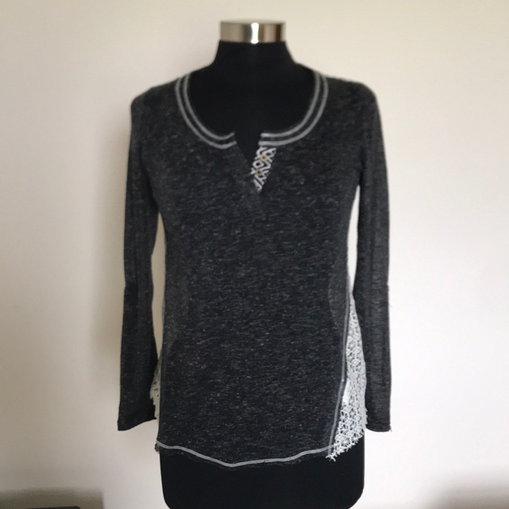 Jolt long sleeve lace top